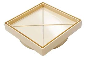 Ralo Invisível 10x10cm Banheiro Cola Porcelanato Sifonado Ralo Invisível 10x10cm Banheiro Cola Porcelanato Sifonado