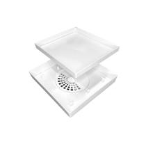 Ralo Invisível 10X10cm Branco Multicerto