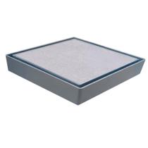 Ralo Invisível 15x15 Banheiro Drena Box Oculto para Tubo de 4 ou 6 polegadas Cola Piso Porcelanato