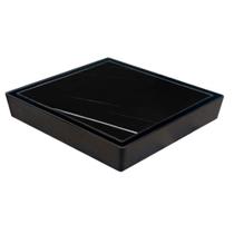 Ralo Invisível 15x15 Banheiro Drena Box Oculto para Tubo de 4 ou 6 polegadas Cola Piso Porcelanato