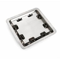 Ralo Invisivel Aço Inox 304 10x10 Oculto com Aba e Tela Ralo Invisivel Aço Inox 304 10x10 Oculto com Aba e Tela
