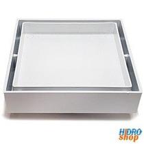 Ralo Invisível Branco 10 x 10xm - 165590 - Hidroshop