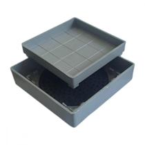 Ralo Invisivel Deplasti 10 X 10 Cinza