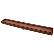 Ralo Invisivel Linear Oculto Banho Cozinha 5 x 90 cm Marrom Ralo Invisivel Linear Oculto Banho Cozinha 5 x 90 cm Marrom