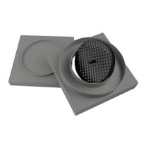 Ralo Invisivel Oculto Kit Completo Seca Piso 10x10 Escuro Cód. 3911