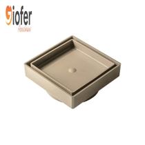 Ralo Invisível Oculto Seca Piso Porcelanato Inteligente 13cm x 13cm Giofer