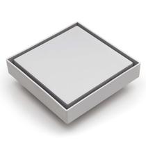 Ralo invisivel quadrado 11x11 cinza Ralo invisivel quadrado 11x11 cinza