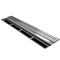 Ralo Linear 100x8cm Industrial Inox Profissional Cozinha