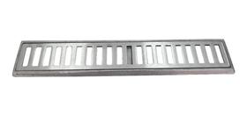 Ralo Linear 10x50 Grelha Aluminio Fundido Com suporte