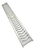 Ralo Linear 15x100 Reforçado C/ Aro fixação com Tela (2 Pçs 15x50) Ralo Linear 15x100 Reforçado C/ Aro fixação com Tela (2 Pçs 15x50)
