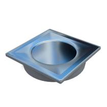 Ralo Linear 15x15cm Elleve Touch Inox Polido 9571