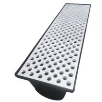 Ralo Linear 15x50 com 3 Saídas 75mm Alumínio Bolinha Coletor Plástico Drenagem Externa Ralo Linear 15x50 com 3 Saídas 75mm Alumínio Bolinha Coletor Plástico Drenagem Externa