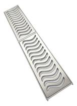 Ralo Linear 20x100 Reforçado C/ Aro +tela (2 Pçs 20x50)
