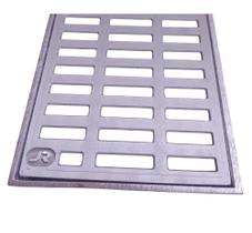 Ralo linear 20x50cm em aluminio sem vinco de corte Ralo linear 20x50cm em aluminio sem vinco de corte
