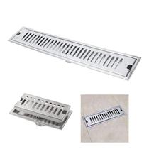 Ralo Linear 50cm Inox Banheiro Area Externa Anti Odor Anti Inseto Seguro Higienico Lavabo Quintal Resistente Ralo Linear 50cm Inox Banheiro Area Externa Anti Odor Anti Inseto Seguro Higienico Lavabo Quintal Resistente