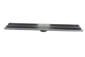 Ralo linear 60 cm com saida central M.INOX