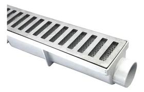 Ralo Linear 6x50 Grelha Alumínio Sifonado Com Tela Proteção - Branco - Gazeta Ecommerce
