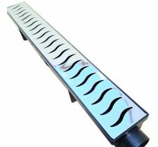 Ralo Linear 6x50 Grelha Inox Sifonado Anti Odor