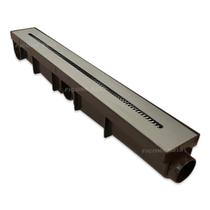 Ralo Linear 6x50 Inox 304 modelo Ciclope Coletor Marrom Com Tela Anti Insetos Ralo Linear 6x50 Inox 304 modelo Ciclope Coletor Marrom Com Tela Anti Insetos