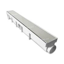 Ralo Linear 6x50 Inox modelo Oculta Coletor Branco Sequencial Saídas de 40mm Ralo Linear 6x50 Inox modelo Oculta Coletor Branco Sequencial Saídas de 40mm
