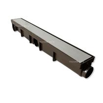 Ralo Linear 6x50 Inox modelo Oculta Coletor Marrom Sequencial Saídas de 40mm Ralo Linear 6x50 Inox modelo Oculta Coletor Marrom Sequencial Saídas de 40mm