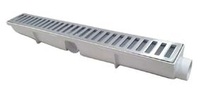 Ralo Linear 6x50 modelo Grelha Aluminio com Coletor Branco - Ficone Reis