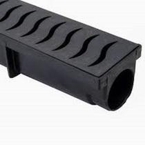 Ralo Linear 6x50 modelo Grelha Plastico com Coletor Preto - Ficone Reis