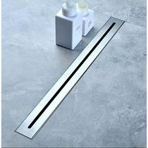 Ralo Linear 6x50cm Aço Inox escovado Banheiro Lavabo Área gourmet Lavanderia