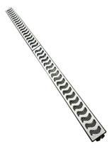 Ralo Linear 6x50cm Sifonado Anti Insetos Grelha Alumínio