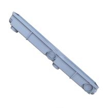 Ralo Linear 6x50cm Sifonado com Caixa Coletora Continua, Tela Anti Insetos e Grelha Aberta Em Aço Inox Polido -