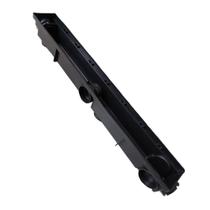 Ralo Linear 6x50cm Sifonado com Caixa Coletora Continua, Tela Anti Insetos e Grelha Aberta Em Aço Inox Polido -