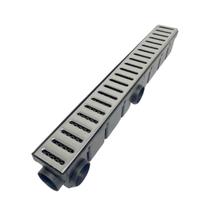 Ralo Linear Banheiro Inox 6x50 Anti Mau Cheiro com Tela
