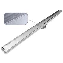 Ralo Linear Banheiro Invisível 5x80 Oculto Coletor Branco Saídas 40mm com Tela (5cm x 80cm) Ralo Linear Banheiro Invisível 5x80 Oculto Coletor Branco Saídas 40mm com Tela (5cm x 80cm)