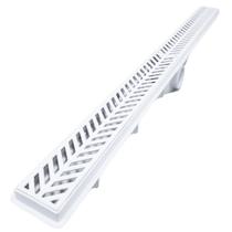 Ralo Linear Básico Branco Plástico 5x70 Banheiro Seca Box ( 5cm x 70cm)
