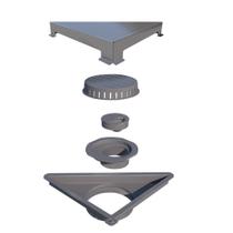 Ralo Linear Canto Tampa INOX ESCOVADO VERTEX ELLEVE Ralo Linear Canto Tampa INOX ESCOVADO VERTEX ELLEVE