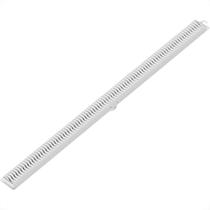 Ralo Linear Com Grelha Flat Tigre 90Cm Branco