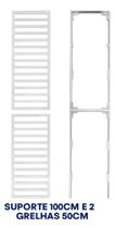 Ralo Linear Com Suporte Área Externa 15x100 Alumínio Fundido