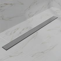 Ralo Linear com Tampa Cega 70 cm Astra Cinza Ralo Linear com Tampa Cega 70 cm Astra Cinza