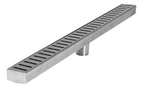 Ralo Linear com Tampa Perfurada 70x6cm com Saída Vertical Central Ralo Linear com Tampa Perfurada 70x6cm com Saída Vertical Central