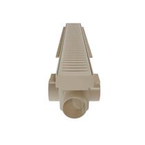 Ralo Linear com Tampa Vazada 50 cm Bege Astra Claro