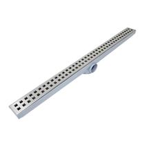 Ralo Linear de Banheiro 5cm x 70cm Qdr Col Cinza e Tela