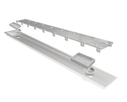Ralo Linear Elleve Multimaster Tampa Oculta 190cm 2 Saídas Linear Ralo Linear Elleve Multimaster Tampa Oculta 190cm 2 Saídas Linear