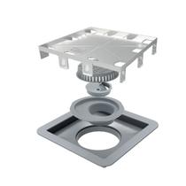 Ralo Linear Elleve Square Tampa Oculta 15X15cm Linear