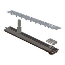 Ralo Linear Elleve Versatile 4257 75cm Saída na Extremidade com Tampa Oculta