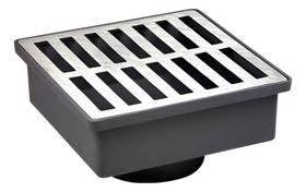 Ralo Linear Em Alumínio Com Caixa Coletora 14,2x14,2cm Cipla