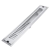 Ralo Linear Embralumi Oculto Invisível Grelha Inox 50x10cm