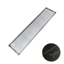 Ralo Linear Embralumi Oculto Invisível Piso Aço Inox 30x9cm