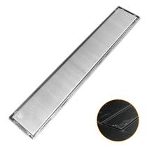 Ralo Linear Embralumi Oculto Invisível Piso Aço Inox 60x9cm