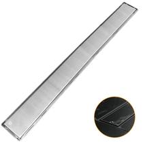 Ralo Linear Embralumi Oculto Invisível Piso Aço Inox 90x8cm
