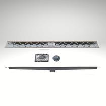 Ralo linear essence 90x8 base e tampa invisivel abs resi900